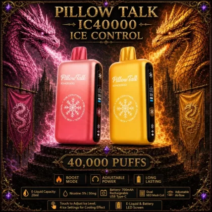 Pillow Talk IC40000 Ice Control TEXAS COMPLIANT - Orange Creamsicle