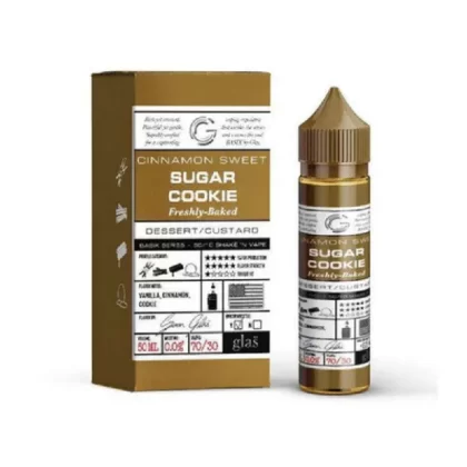 Glas Basix 50ml Shortfill E-Liquid Sugar Cookie - Nicotine Strength#0mg (80FA84) (80FA84)