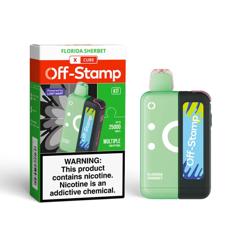 Off-Stamp X-Cube Kit 25K - Sour Apple Watermelon - Vapeciga - Image 2