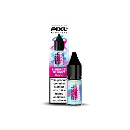 PIXL Nic Salt E-Liquid Blue Razz Cherry 10ml - Nicotine Strength#20mg>10mg (3B6B14)
