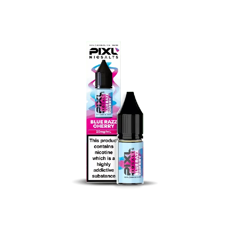 PIXL Nic Salt E-Liquid Blue Razz Cherry 10ml - Nicotine Strength#20mg>10mg (3B6B14)