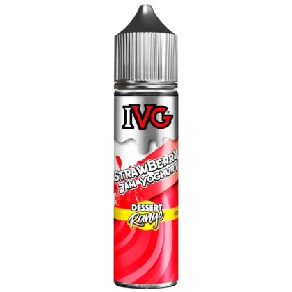 IVG Strawberry Jam Yoghurt 50ml – vape juice utan nikotin - IVG / No / 50ml / 30/70