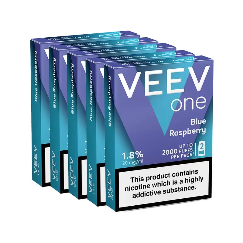 VEEV ONE Blue Raspberry Pod Bundle (5 Packs) - Ejuicewarehouse