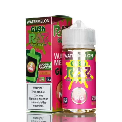 Pod Juice X RAZ E-Liquid – Watermelon Gush – 100mL - Vapejuice