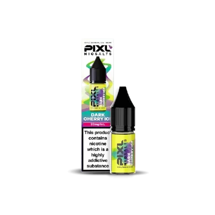PIXL Nic Salt E-Liquid Dark Cherry Ice 10ml - Nicotine Strength#20mg>10mg