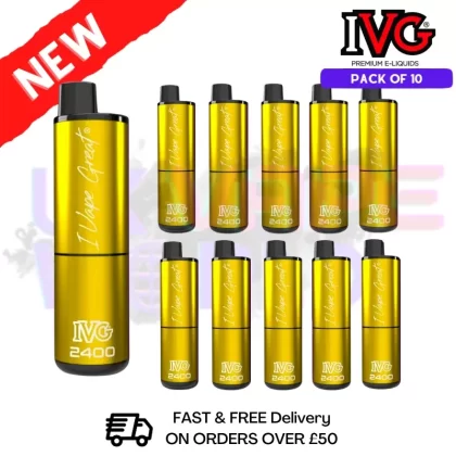 Box Of 10 – Pineapple Edition (NEW) IVG 2400 Prefilled Pen Kit