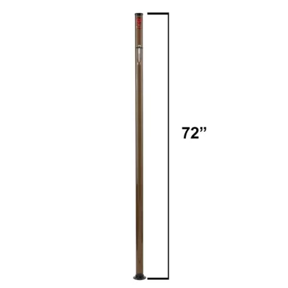 Humungous Straight Tube Bong – 72in - Color#Black>Blue
