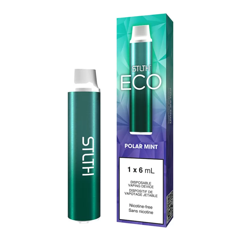 STLTH ECO Disposable Vape Device - Polar Mint - 20mg/ml - Image 2