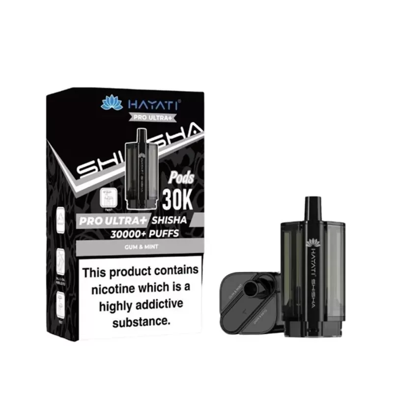 Hayati Pro Ultra Plus Shisha 30K PODS - Gum & Mint / Watermelon Bubblegum - Londonvapewholesale Co - Image 3