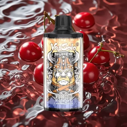 Vapsolo Super 15000 Puffs Disposable Vape – Cherry Cola, 40ml E-Liquid, 850mAh Mesh Coil, Type-C Charging - Bangvapeaustralia