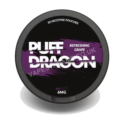 Puff Dragon Refreshing Grape Nicotine Pouch - Vapestreams Co