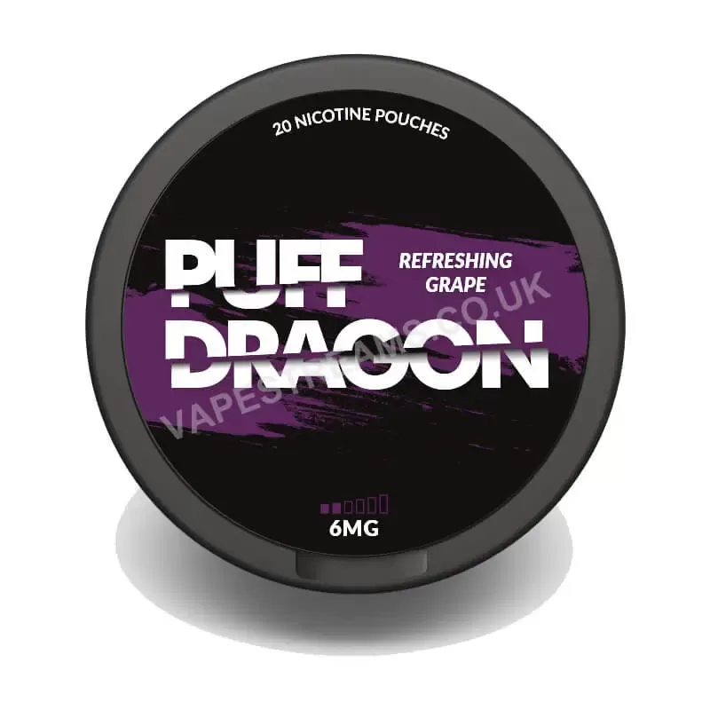 Puff Dragon Refreshing Grape Nicotine Pouch - Vapestreams Co