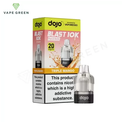 Triple Mango Prefilled Pod by Vaporesso Dojo Blast 10K