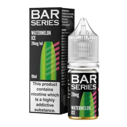 Watermelon Ice Nic Salt E-Liquid by Bar Series (10ml) - 20mg