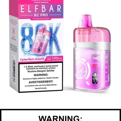 Strawberry Banana Elf Bar BC Pro Disposable Vape