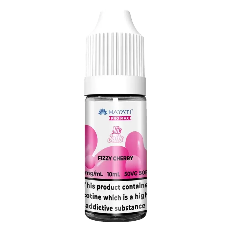 Hayati Pro Max Fizzy Cherry Nic Salt Vape Juice - Strength#10mg>20mg
