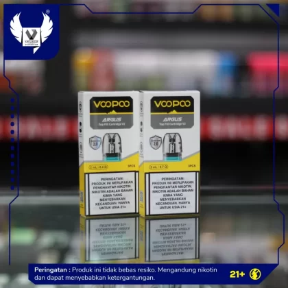 ARGUS POD CARTRIDGE TOP FILL 3ML *100% Authentic By Voopoo