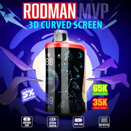 RODMAN MVP 65K Puff Disposable Device - 65,000 Puffs - Watermelon Ice