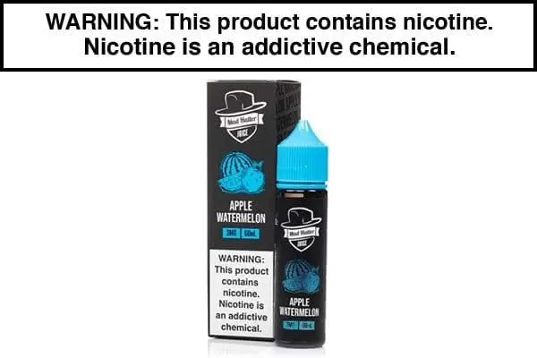 APPLE WATERMELON BY MAD HATTER 60ML - Vapejuice