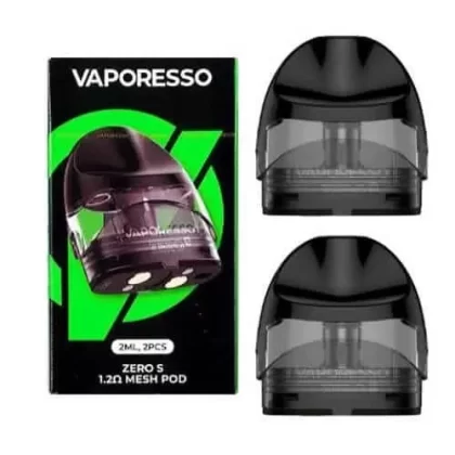 VAPORESSO ZERO S REPLACEMENT PODS - 1 ohm, 1.2Ω- MTL