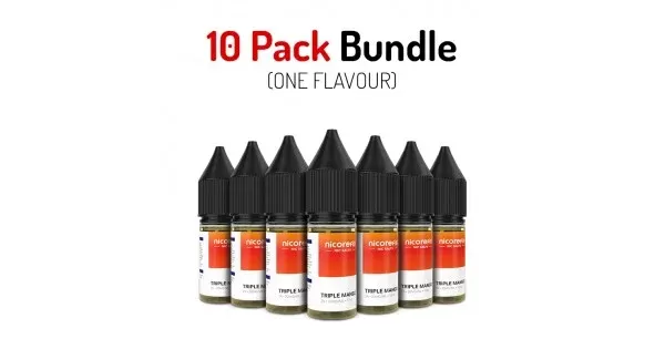10 Pack Nicorefill 10ml Nic Salt E-Liquid