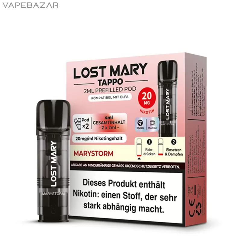Lost Mary Tappo – Marystorm – Prefilled Liquid Pod – 2er Pack - Image 3