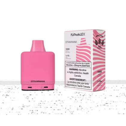 ZPODS LEX Pod System – 10K Puff Vape Pods – Strawnana