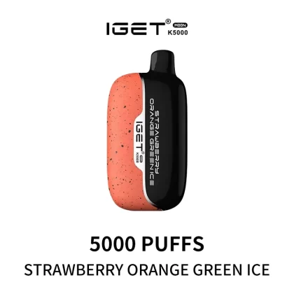 IGET Moon K5000 Puffs – Strawberry Orange Green Ice - Ozvapeone