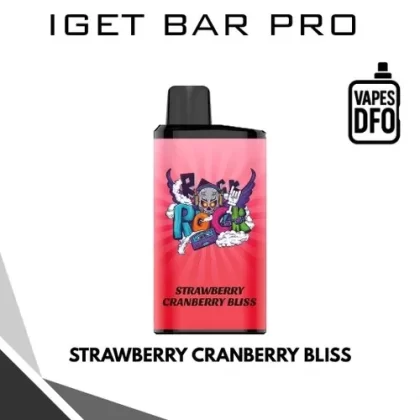 Strawberry Cranberry Bliss – IGET BAR PRO - Non-rechargeable / IGET / Medium / Cranberry / Strawberry