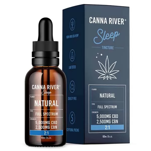 Canna River⁺ Full Spectrum CBD Sleep Tincture 60mL - Image 2