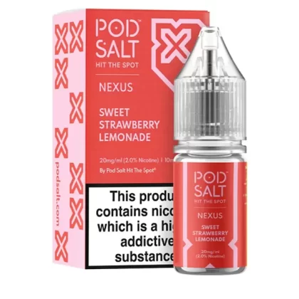 Sweet Strawberry Lemonade Nexus Pod Salt Nic Salt E-liquid