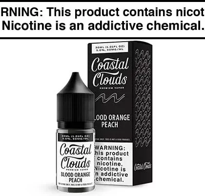 BLOOD ORANGE PEACH BY COASTAL CLOUDS SALT 30ML - Vapejuice