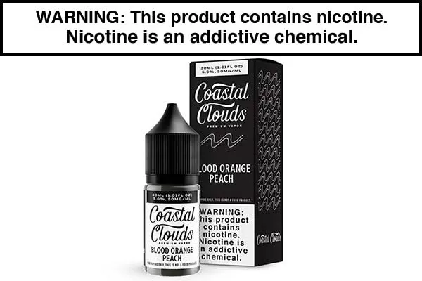 BLOOD ORANGE PEACH BY COASTAL CLOUDS SALT 30ML - Vapejuice