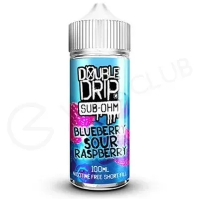 Blueberry Sour Raspberry Shortfill E-Liquid by Double Drip