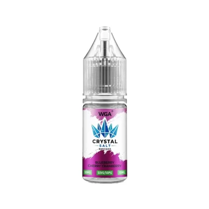 WGA Crystal Blueberry Cherry Cranberry Nic Salt - 10 Pack - 20mg