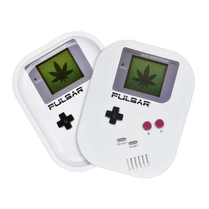 Pulsar Mini Metal Rolling Tray w/ Lid – Weedboy / 7″x5.5″