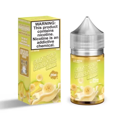 Custard Monster Banana Salt 30ml E-Juice - Ecigmafia