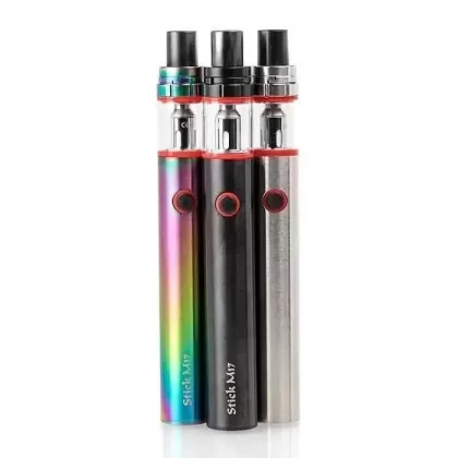 Smok Stick M17 Pen-Style AIO Starter Kit (Built-In Battery) - Color#BLACK>SILVER>7-COLOR