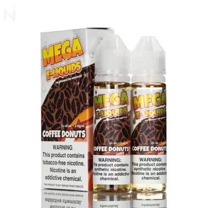 Mega E-Liquid - Coffee Donuts - 120mL - 3mg