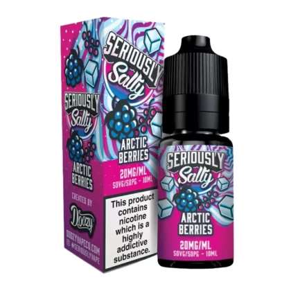 Arctic Berries Nic Salt E-Liquid Seriously Salty Series by Doozy Vape Co (10ml) - 10mg