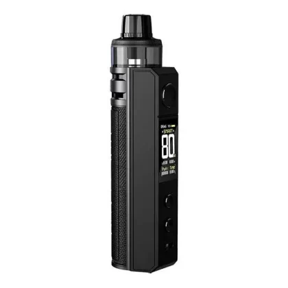 Voopoo Drag H80S Kit - Colour#Black>Golden>Grey Carbon Fibre>Plum Red>Red~Add 18650 Batteries#No 18650 Batteries>1 X AW 18650 3000mAh