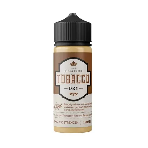 King’s Crest DRY Tobacco 120ml E-Juice