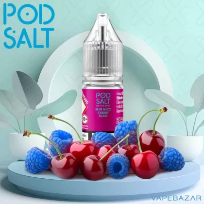 Pod Salt X Nikotinsalz Liquid – Blue Razz Cherry Blast - Vapebazar