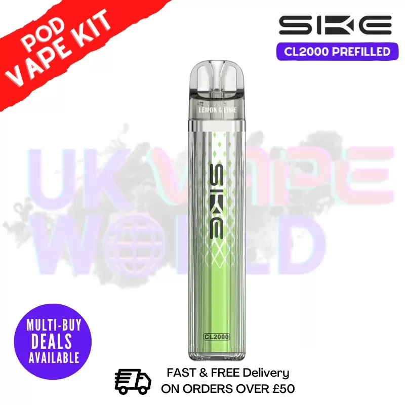 Lemon Lime SKE CL2000 2K Puff Vape Pen Kit