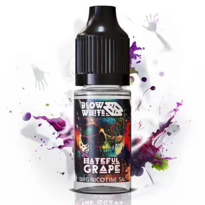 Hateful Grape By Blow White 10ml Nic Salt (Short Dated) - Nicotine Strength#10mg (Salt)>20mg (Salt) (E06D15)