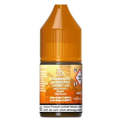 R And M Tornado 7000 Strawberry Raspberry Cherry Ice Nic Salt Vape Juice