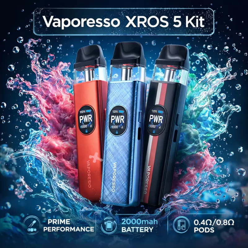 Vaporesso XROS 5 Kit - Cosmic Black - Vapeciga