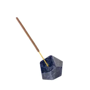 Faceted Incense Holder – Blue Sodalite