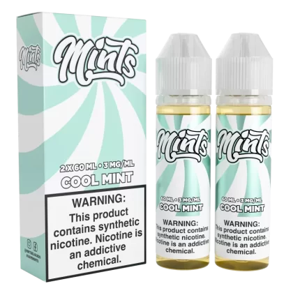 Mints Vape Co - Cool Mint - 120ML E-Liquid (Twin 60ML Pack)