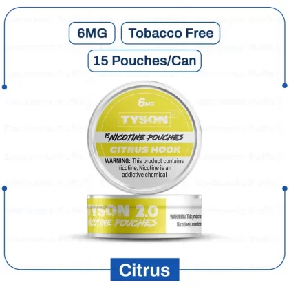 Buy Tyson 2 Citrus Nicotine Pouch 6mg | Electronicpuffs - Vape Store